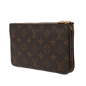 Louis Vuitton Brown Zip Monogram Bag Giant Double Shoulder Reverse